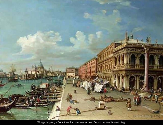 View of the Molo looking towards the entrance of the Grand Canal - William James
