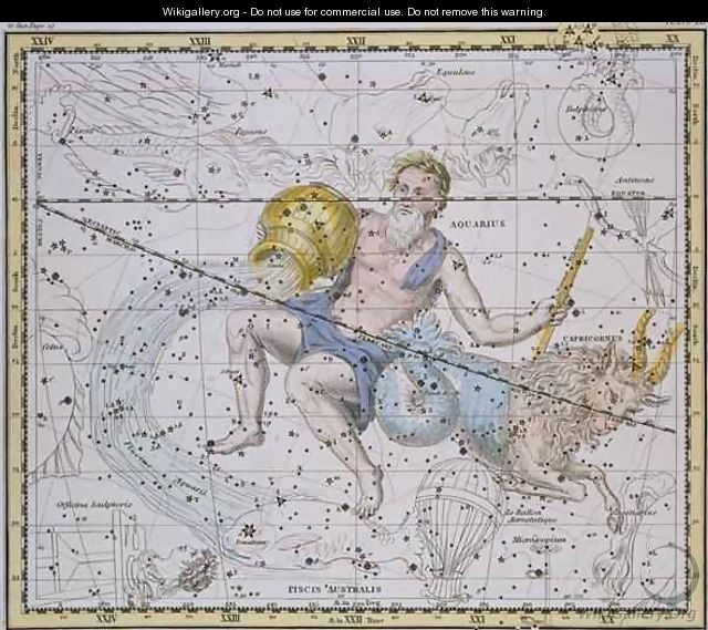 Aquarius and Capricorn from A Celestial Atlas - A. Jamieson
