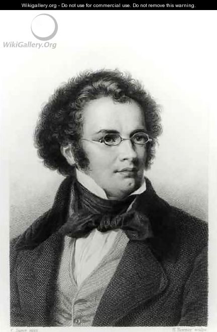 Portrait of Franz Schubert 1797-1828 - (after) Jager (Jaeger), Carl