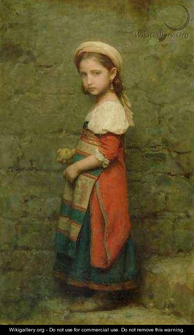 Italian Girl - Charles François Jalabert