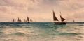 Fishing Boats Going Out - David James