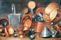 Still Life with Kitchen Utensils - Cornelis Jacobsz Delff