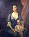 Portrait of Catherine Shorter with Horace Walpole 1717-97 - Charles Jervas