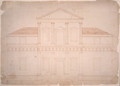 Monticello First Version - Thomas Jefferson