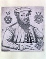 Portrait of Virgilius Solis 1514-62 German printmaker - Balthasar Jenichen