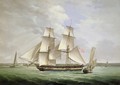 An armed merchantman and other shipping on the River Mersey off Liverpool - Joseph Jenkinson