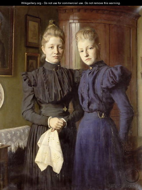 The Two Sisters - August Andreas Jerndorff