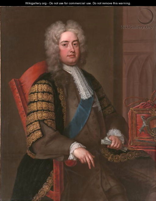 Portrait of Sir Robert Walpole KG - Charles Jervas