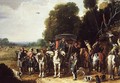 A Hunting Party - Govaert (Mynheer) Jansz