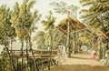 View of the Reisenberg Gardens near the city of Vienna - (after) Janscha, Laurenz