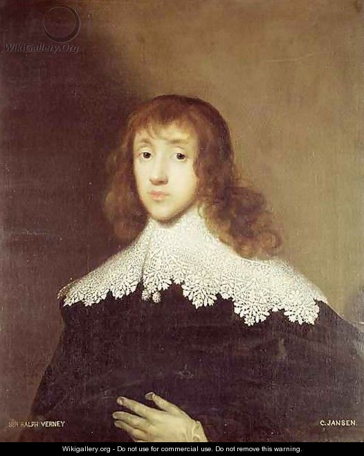 Portrait of Sir Ralph Verney 1613-96 - Cornelius Jansen