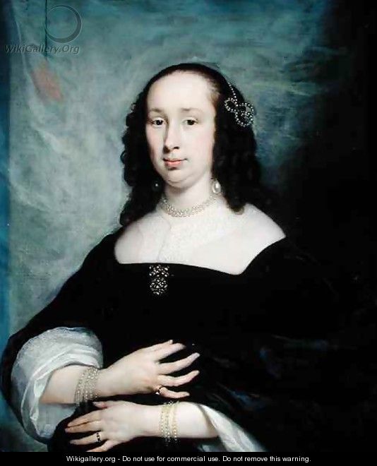 Portrait of a Dutch Woman - Cornelius Janssens van Ceulen