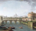 View of the Tiber - Antonio Joli