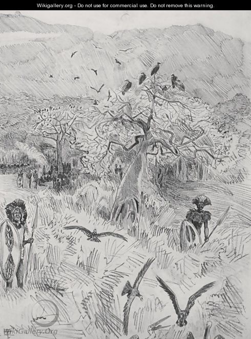 Masai Camp - Harry Hamilton Johnston