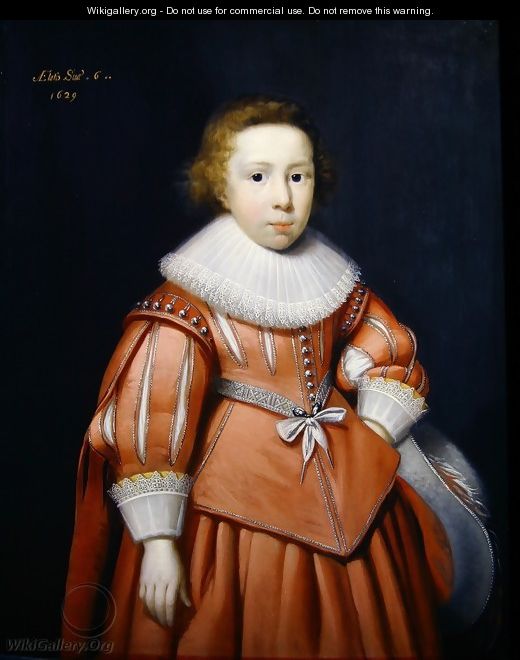 Portrait of a Young Boy - Cornelis I Johnson