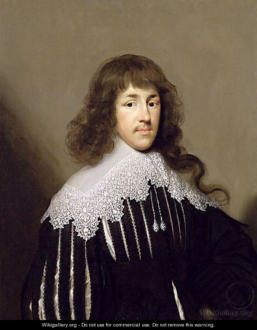 Sir Francis Godolphin - Cornelis I Johnson - WikiGallery.org, the ...