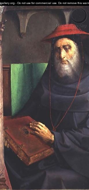 Portrait of Cardinal Bessarion 1402-72 - van Gent (Joos van Wassenhove) Joos