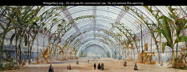 Interior design for a crystal palace in the Parc de Saint Cloud - Owen Jones