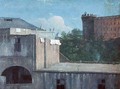 Buildings in Naples with the north east side of Castel Nuovo - Thomas Jones