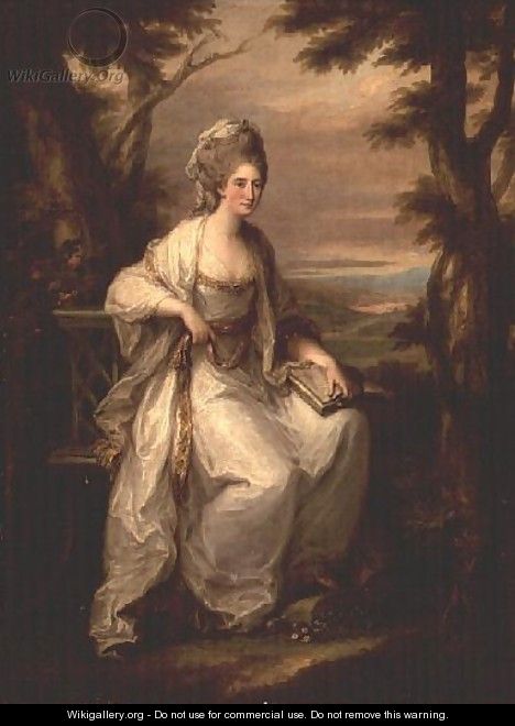 Portrait of Anne Loudon Lady Henderson of Fordall - Angelica Kauffmann