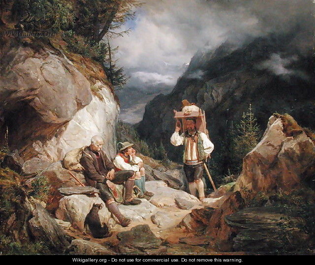 Rest on the Mountain - Hermann Kauffmann