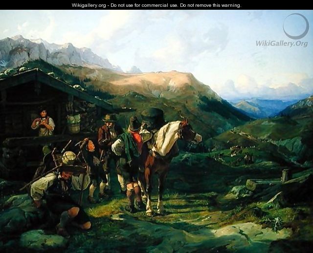 Departure from the Alpine Pasture - Hermann Kauffmann