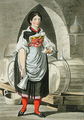 A serving girl at an Inn near Innsbruck - (after) Kapeller, Josef Anton