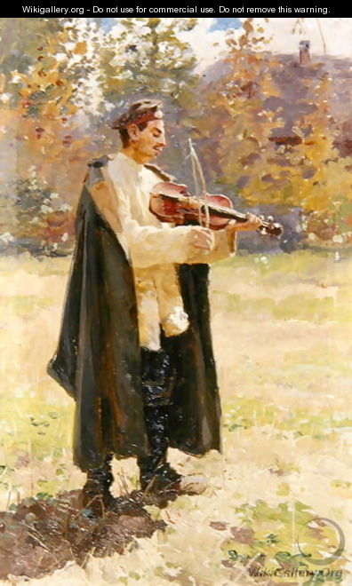 Soldier Violinist - Nikolaj Alekseevich Kasatkin