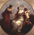 Prudence resisting Love - Angelica Kauffmann