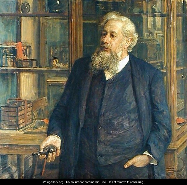 Portrait of Justus Brinckmann 1843-1915 - Leopold Karl Walter von Kalckreuth