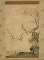 Small Bird and Plum Blossoms - Shoei Kano