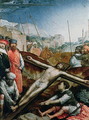 Christ Raised on the Cross - Flandes Juan de