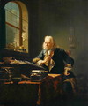 A Scholar Sitting at his Desk - Justus Juncker