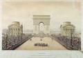 Entry of Napoleon III into Paris through the Arc de Triomphe - Theodore Jung