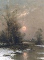 Winter Sunset - Johann II Jungblut