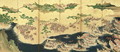 Six Fold Screen depicting Battle of the Genji and the Heike Clans - Yusetsu Kaiho