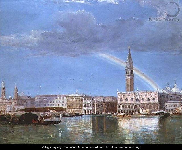 The Piazzetta and Doges Palace from the Bacino - James Holland