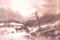Winter on the borders of Sherwood Forest - John Snr. Holland