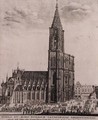 Strasbourg Cathedral - Wenceslaus Hollar