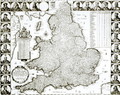 Map of England and Wales - Wenceslaus Hollar