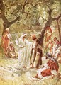 Jesus asking his disciples whom the people say he is - William Brassey Hole