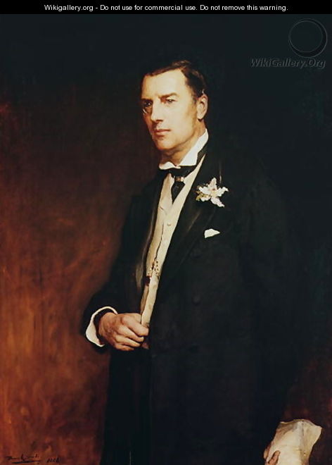 Portrait of Joseph Chamberlain - Frank Holl