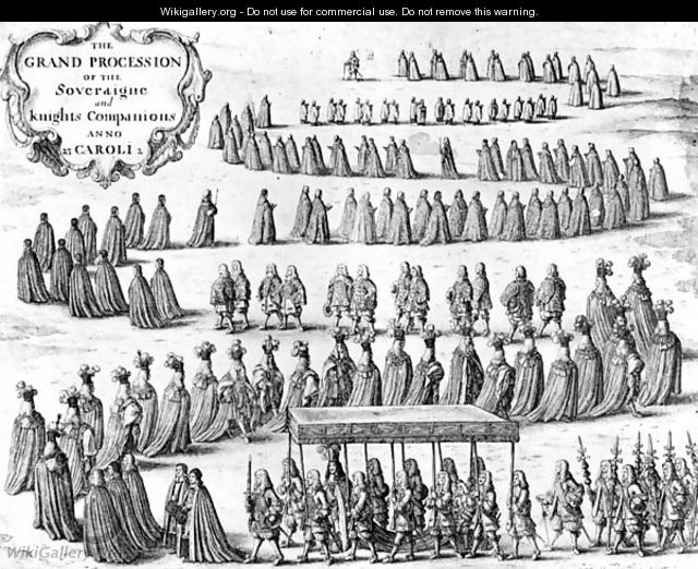 The Grand Procession of the Sovereign and Knight Companions - W Hollan