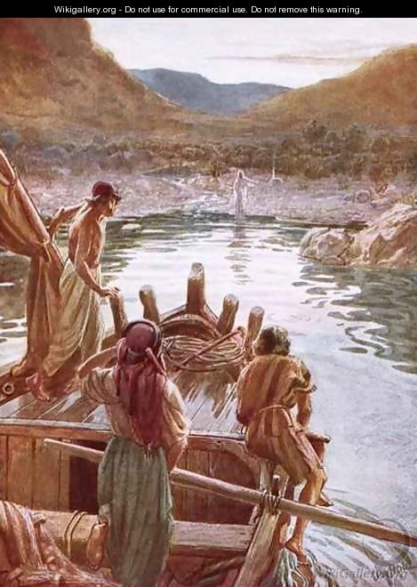 Jesus showing himself to Peter and others by the Sea of Galilee - William Brassey Hole