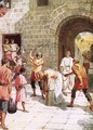 Jesus being scourged - William Brassey Hole