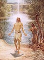 Christ baptised by John the Baptist - William Brassey Hole