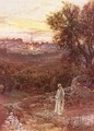 Jesus on the mount of Olives - William Brassey Hole