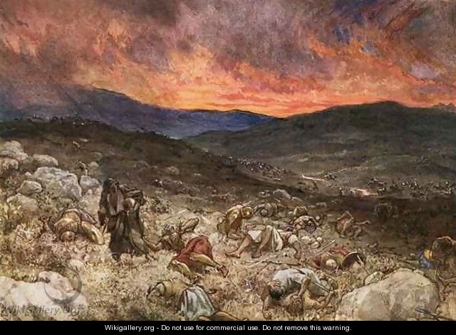 The death of Saul at Gilboa - William Brassey Hole