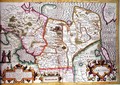 Map of Tartaria from Mercators Atlas - Jodocus Hondius