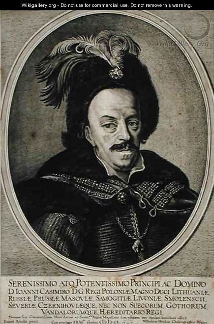 John Kazimir Vasa 1609-72 - Willem (Wilhelm) Hondius